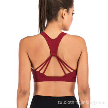 Ukuzivocavoca Umzimba Wokuzivocavoca Okokugijima I-Bra Activewear Yoga ephezulu